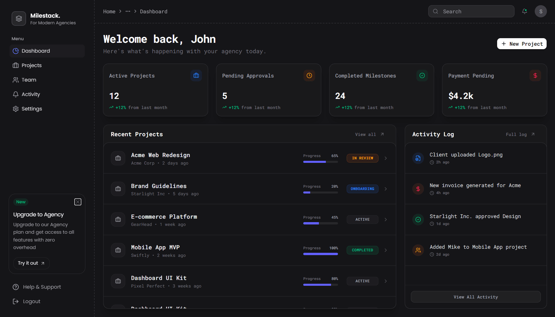 Mile Stack screenshot 2